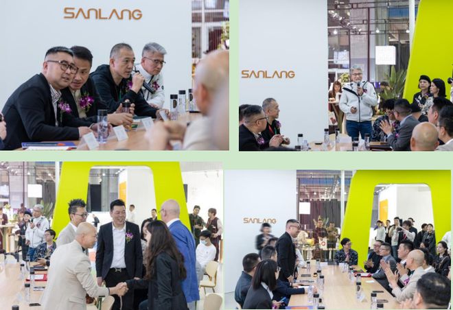 桌椅閃耀廣州家博會創新設計摘雙獎！AG真人旗艦廳三朗FINN系列餐(圖4)