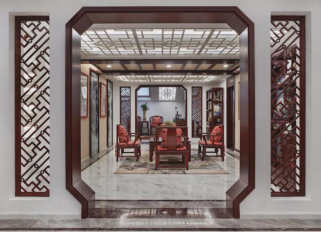 調(diào)奢華的中式裝修AG真人登錄低(圖4)